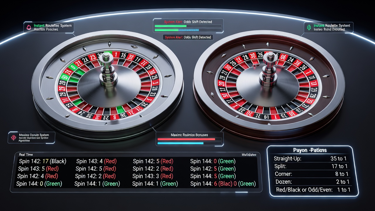 Instant Roulette Strategy: How to Predict Instant Roulette Odds, Understand Immediate Payouts, and Maximize Bonuses With an Instant Roulette System