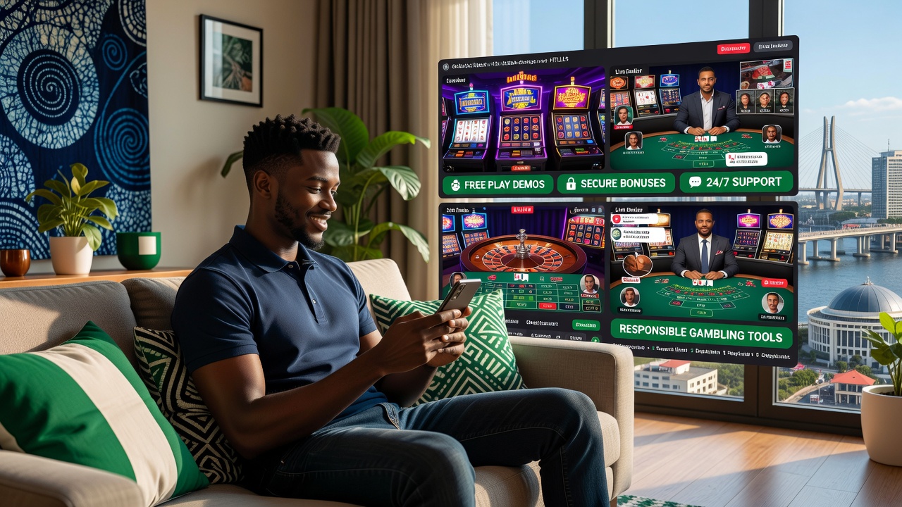 How to Choose a Safe Online Gaming Platform in Nigeria: Mobile Casino Games, Live Dealers, Free Play, Bonuses, Support and Responsible Gambling