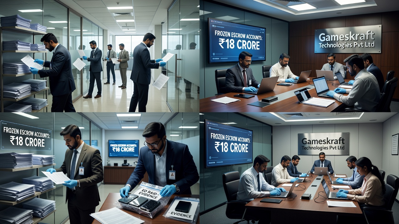 ED Raids Target Gameskraft Over Alleged ₹1,000 Crore Betting Fraud