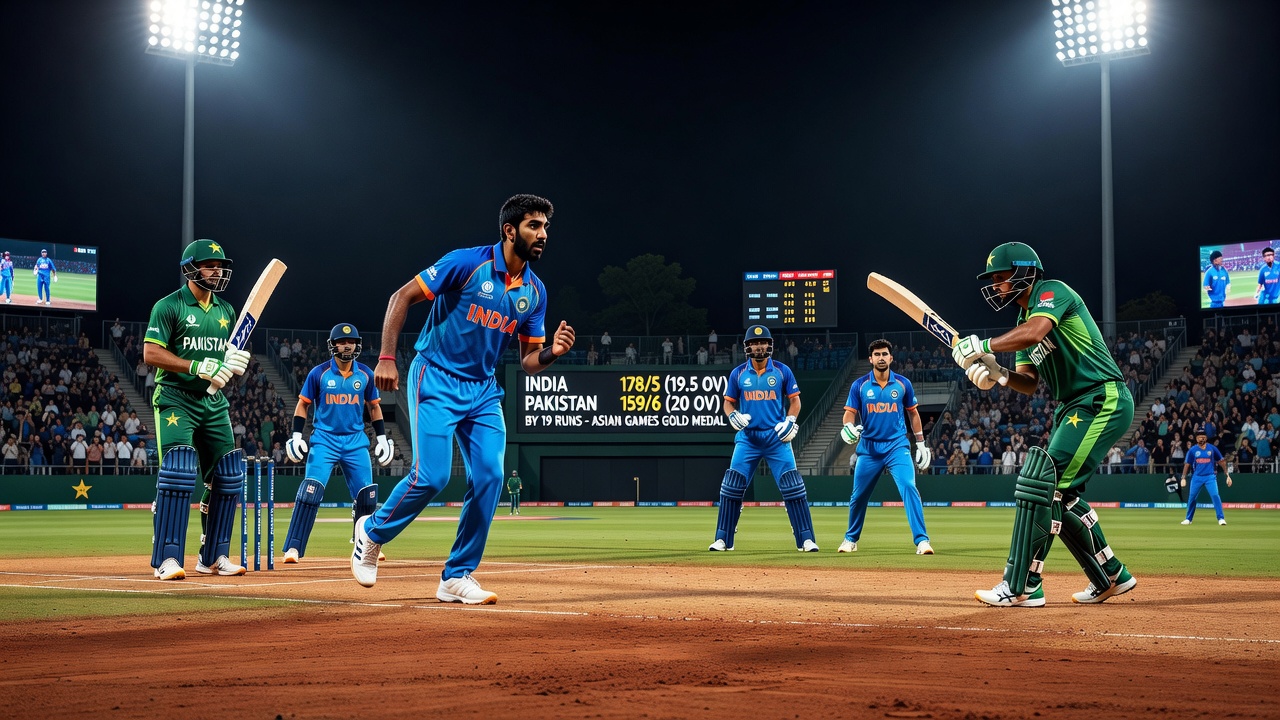 India Completes Cricket Gold Double With Tense Win Over Pakistan