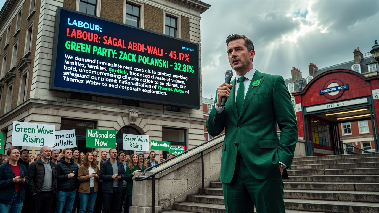 Green Leader Polanski Holds Firm After Holborn By-Election Defeat