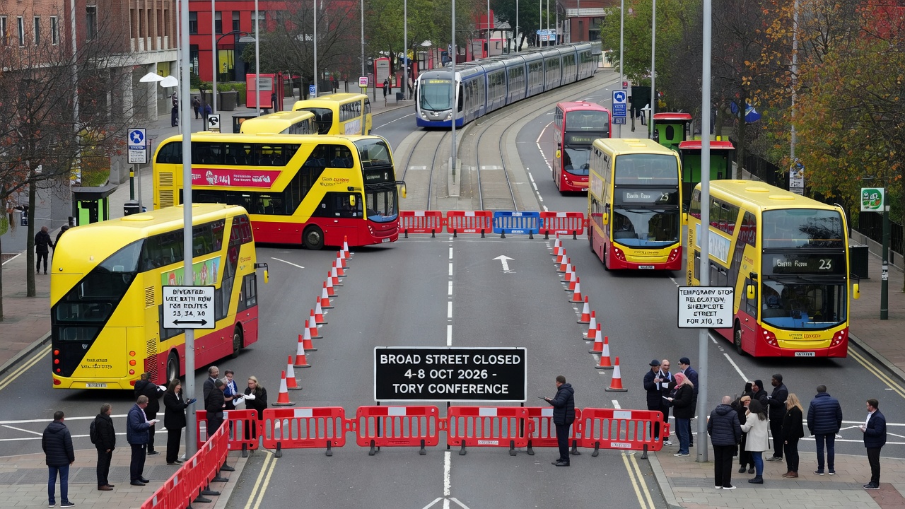 Birmingham Braces for Travel Disruption During Tory Conference