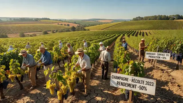 French Wine Harvest Hits Historic Low After Summer Heatwaves