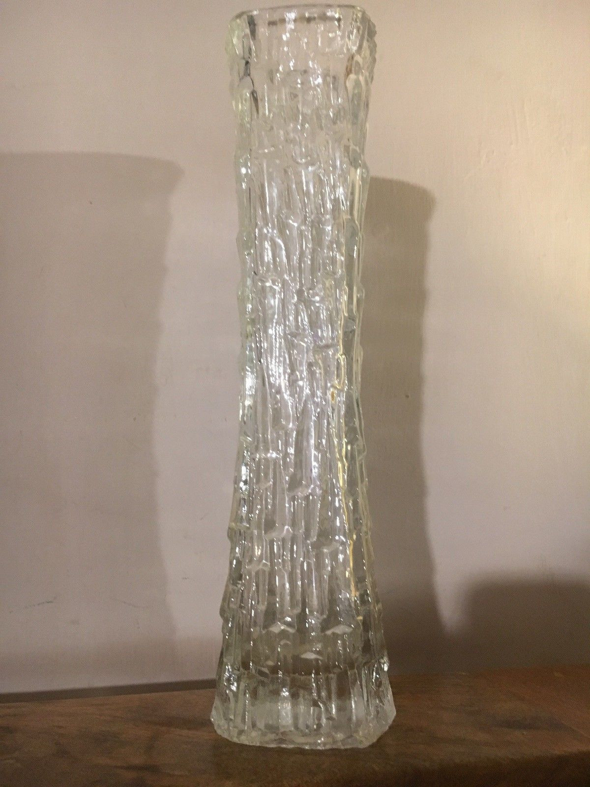 11 Wonderful 10.5 Cylinder Vase 2024 free download 10 5 cylinder vase of oberglas austria clear glass bark effect vase square 10 5 c 70s with regard to oberglas austria clear glass bark effect vase square 10 5 c 70s 1 of 8 oberglas austria c