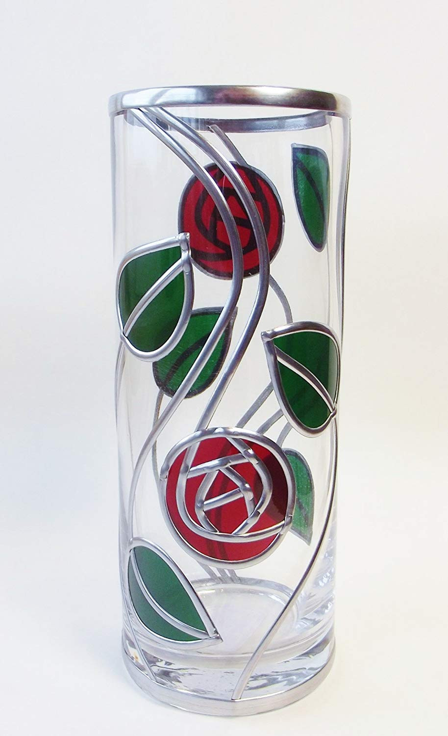 12 Fabulous 20 Glass Cylinder Vases 2024 free download 20 glass cylinder vases of handmade glass cylinder vase decorated with charles rennie inside handmade glass cylinder vase decorated with charles rennie mackintosh style rose and leaf design 