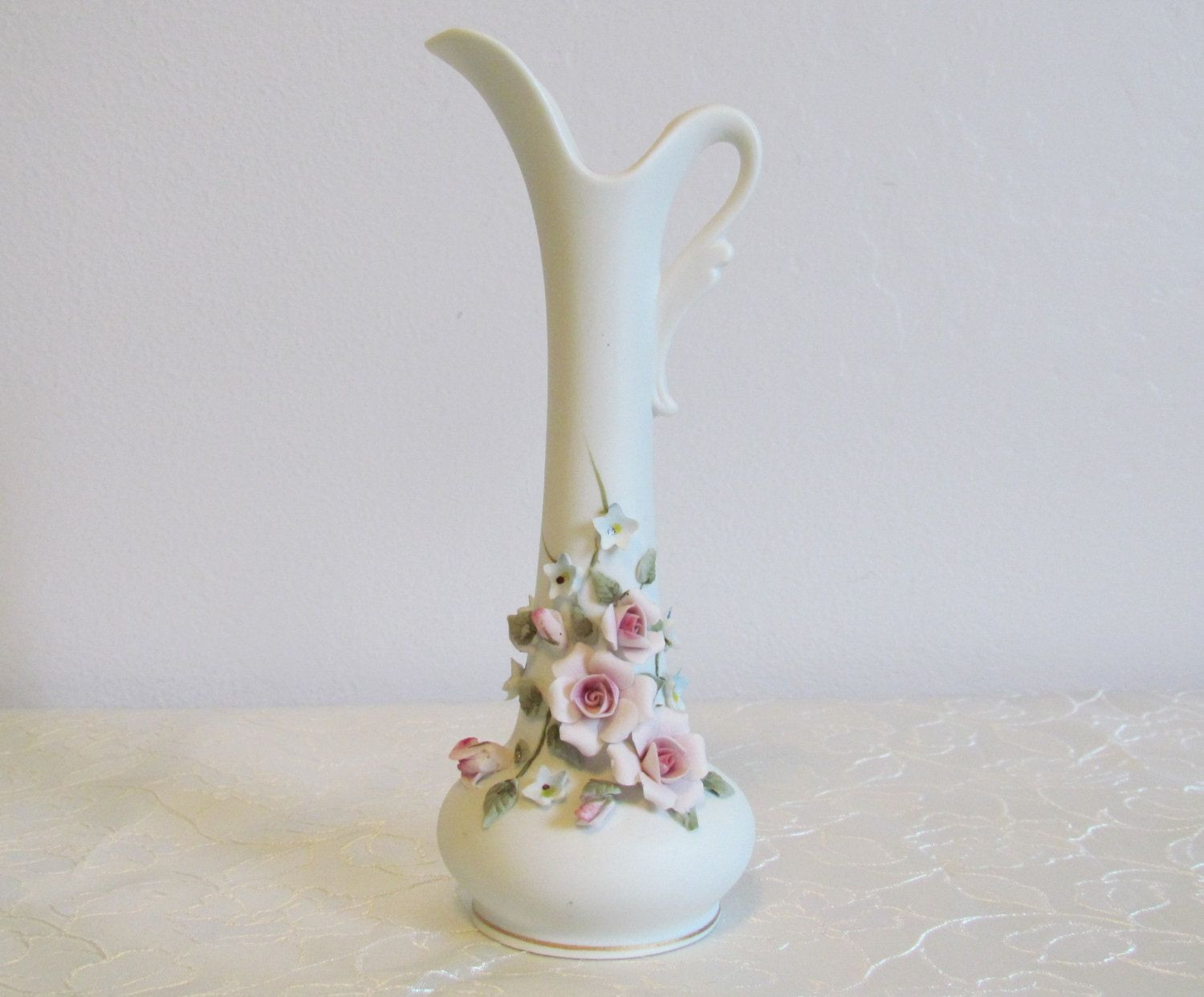 14 Famous 3d Printed Vase for Sale 2024 free download 3d printed vase for sale of vintage vase hand painted lefton bone china 3 d floral roses bud intended for hand painted lefton bone china 3 d floral roses bud vase by kozykitchy on etsy