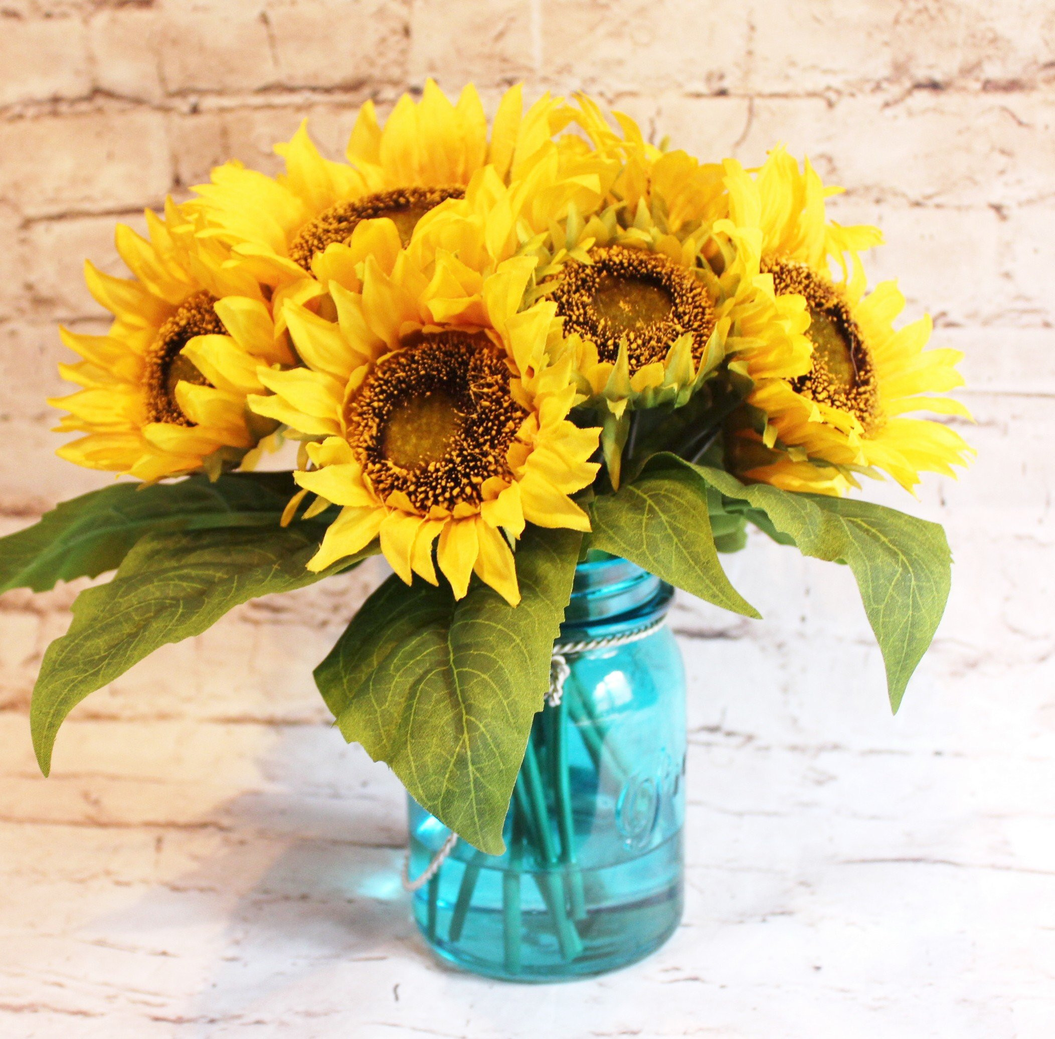 19 attractive 4x4 Glass Cube Vase 2024 free download 4x4 glass cube vase of yellow sunflowers in a blue preserves mason jar etsy inside image 0