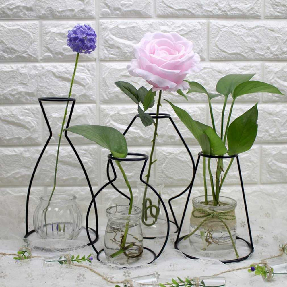 29 Best 6 X 12 Cylinder Vase 2024 free download 6 x 12 cylinder vase of 4 shapes black iron shelving glass vase flower ornaments plant intended for 4 shapes black iron shelving glass vase flower ornaments plant flower iron vase simple div