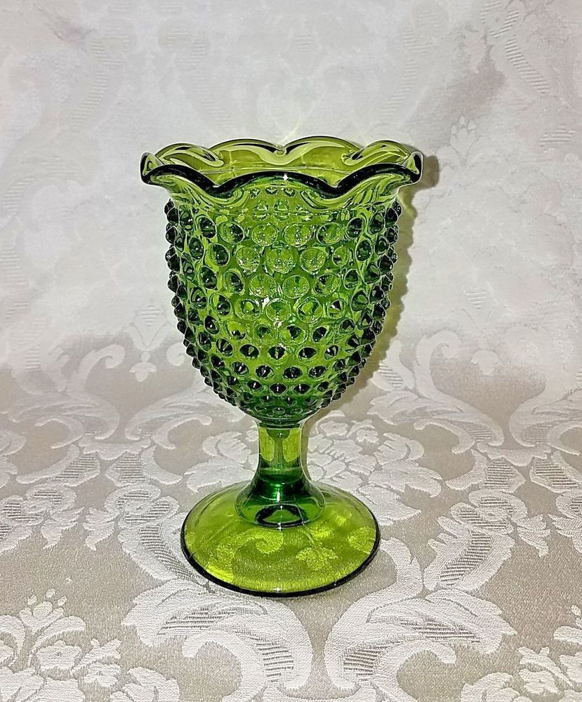 28 Unique Anchor Hocking Vases Prices 2024 free download anchor hocking vases prices of fenton hobnail green art glass vase w pedestal ruffle edge rare in fenton hobnail green art glass vase w pedestal ruffle edge rare fenton