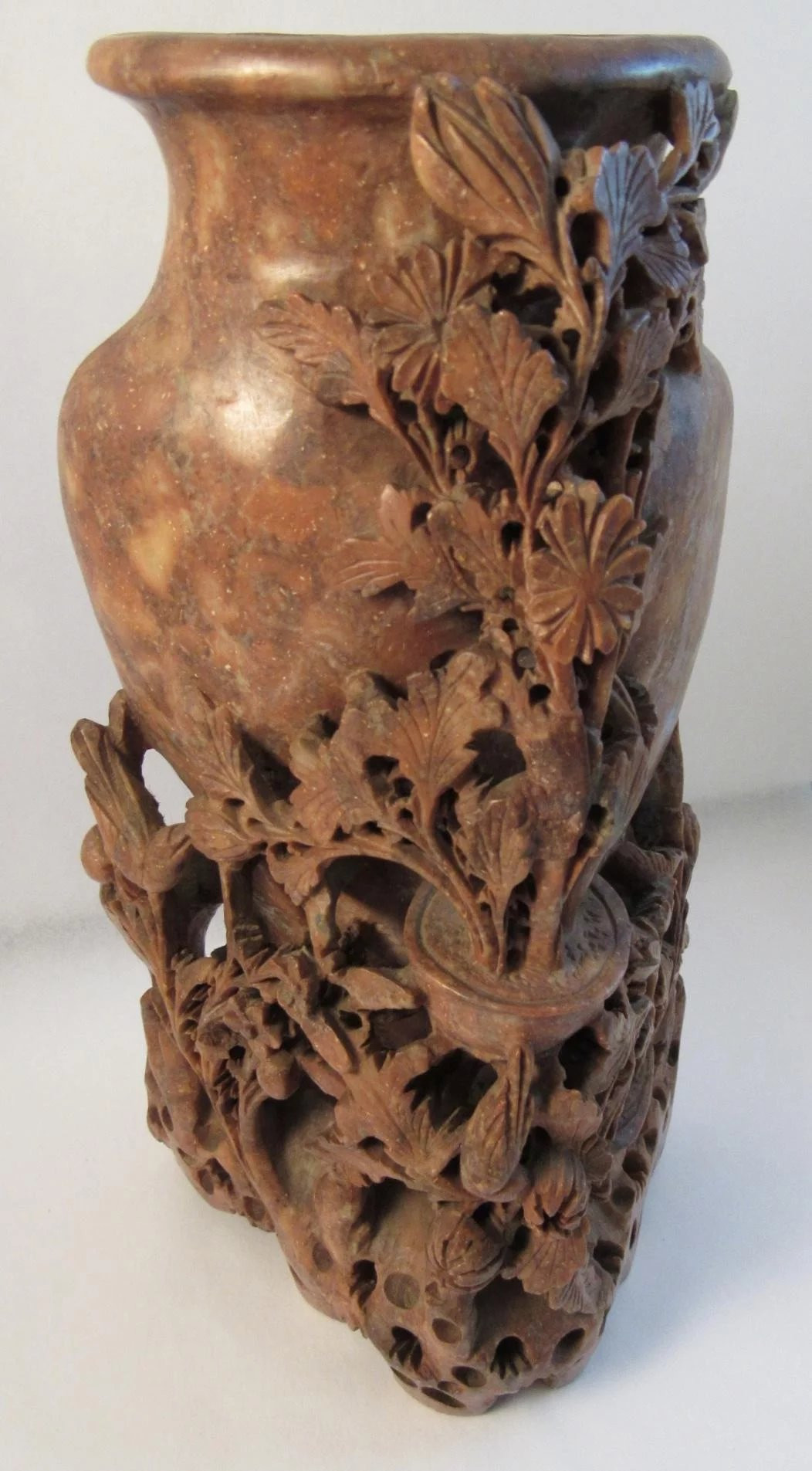 21 Fabulous Antique Chinese soapstone Vases 2024 free download antique chinese soapstone vases of vintage carved soapstone vase birds and flowers ss moore antiques for vintage carved soapstone vase birds and flowers click to expand