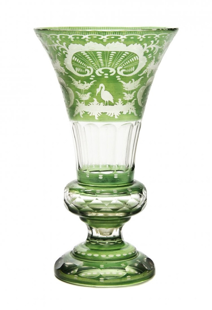 11 Cute Antique Cut Glass Vase Prices 2024 free download antique cut glass vase prices of 87 best cut glass images on pinterest crystals antique glass and intended for 2372 a bohemian green cut to clear glass trumpet vase on