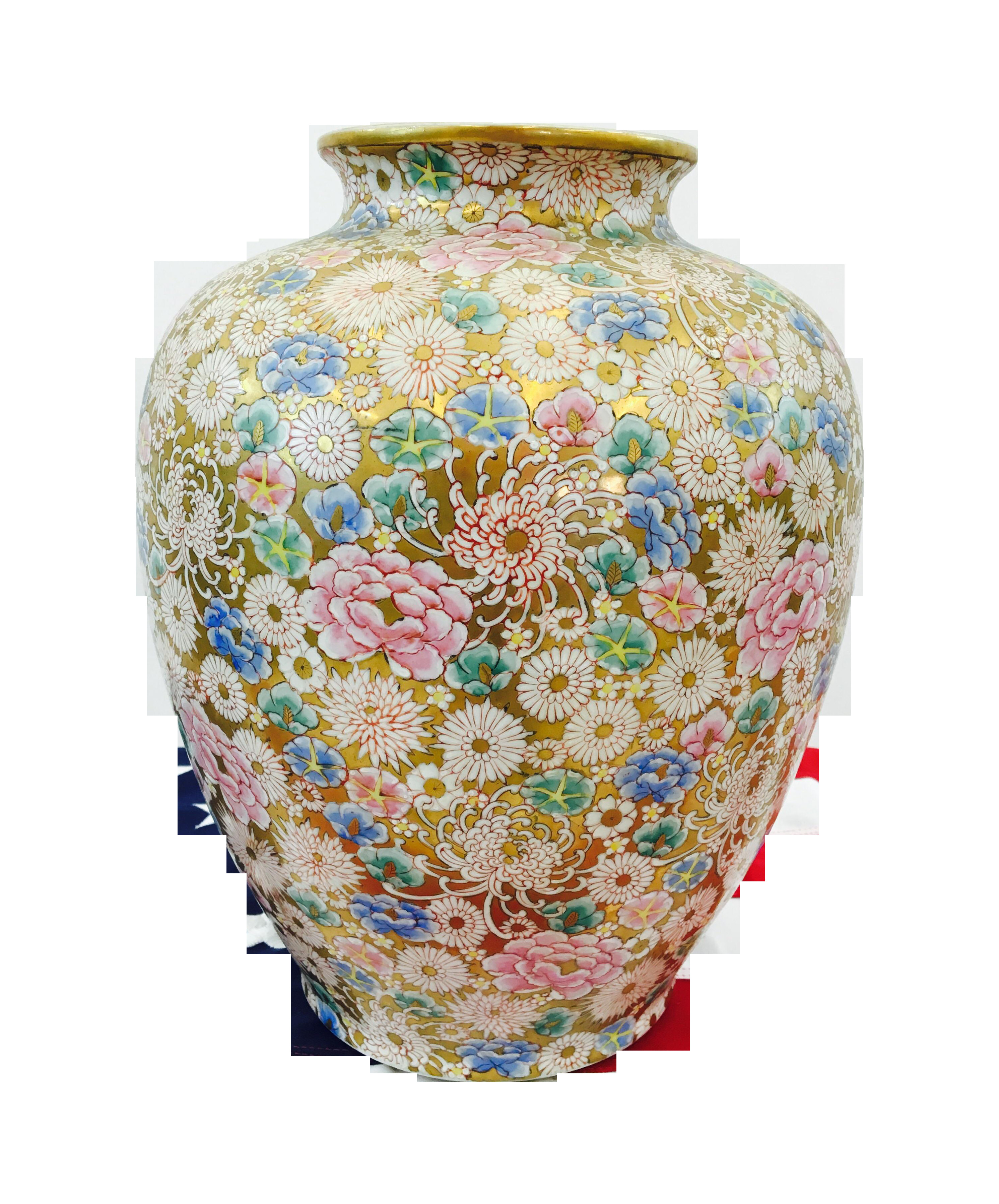 22 Stylish Antique Vases Value 2024 free download antique vases value of vintage signed floral asian ginger jar or vase oriental design and within vintage signed floral asian ginger jar or vase on chairish com