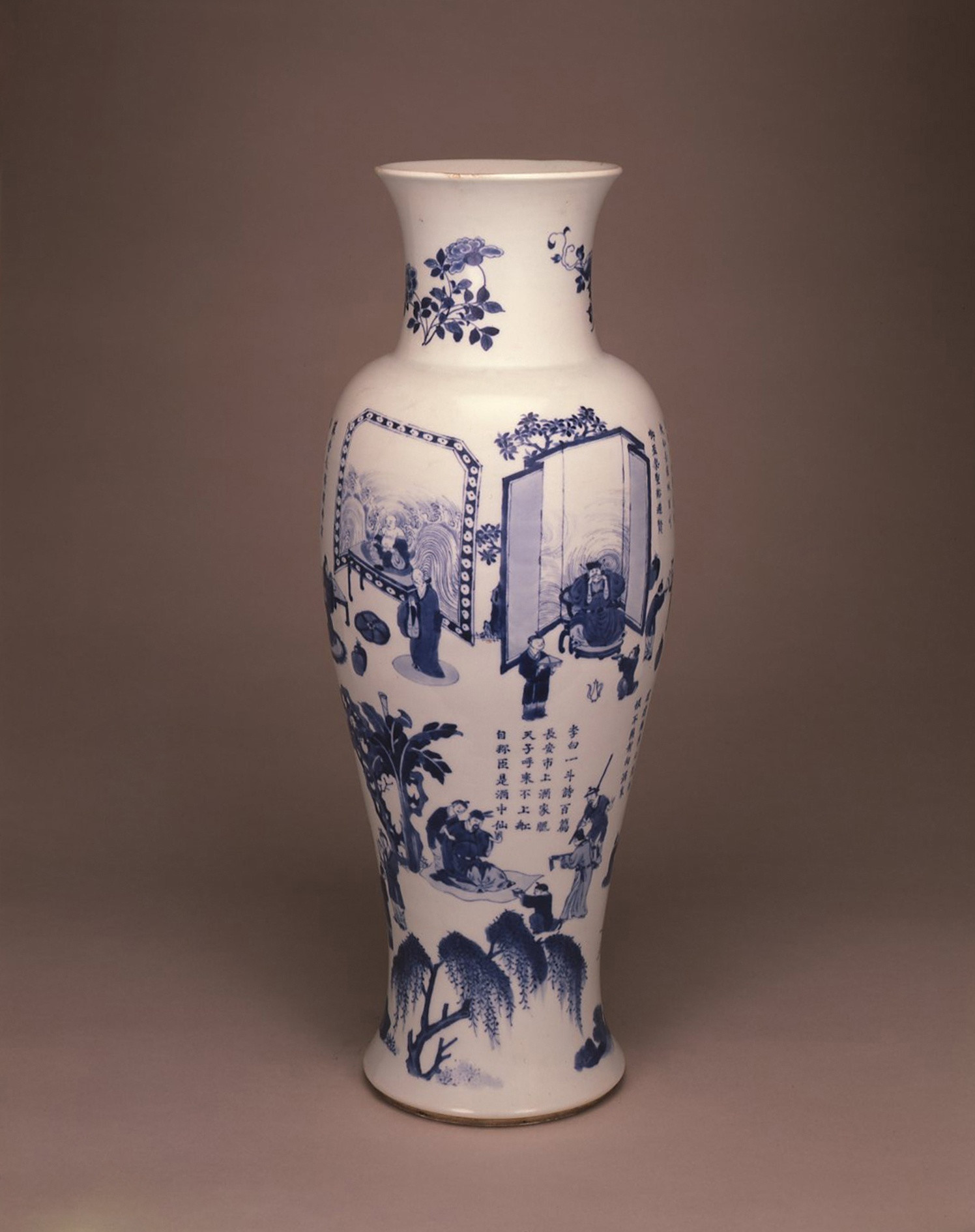 23 Amazing Antique White Porcelain Vases 2024 free download antique white porcelain vases of a tall blue and white baluster vase kangxi 1662 1722 anita gray inside a tall blue and white baluster vase