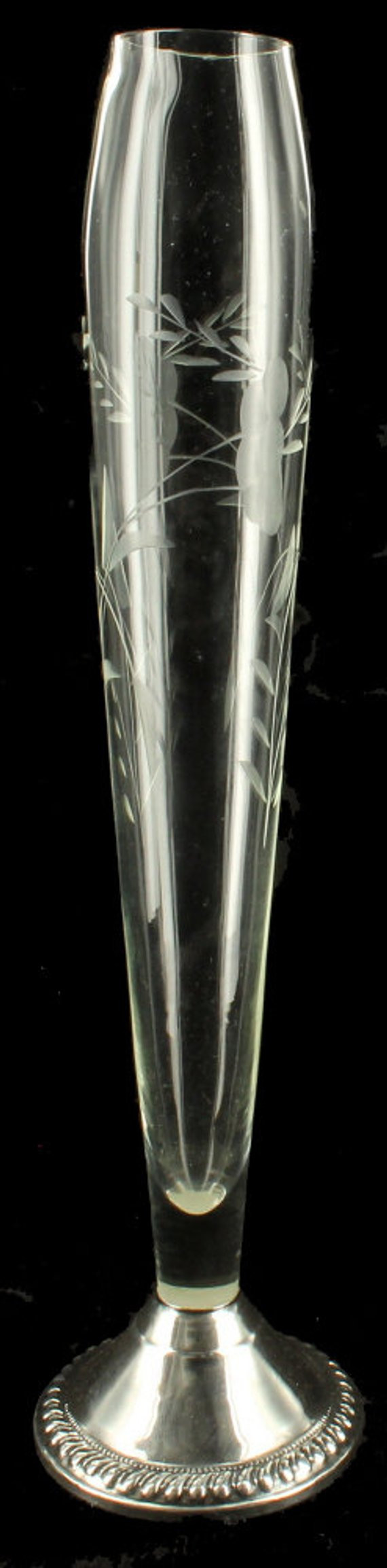 27 Fashionable Art Deco Glass Vases for Sale 2024 free download art deco glass vases for sale of vintage art deco etched glass sterling silver base bud vase etsy intended for image 0