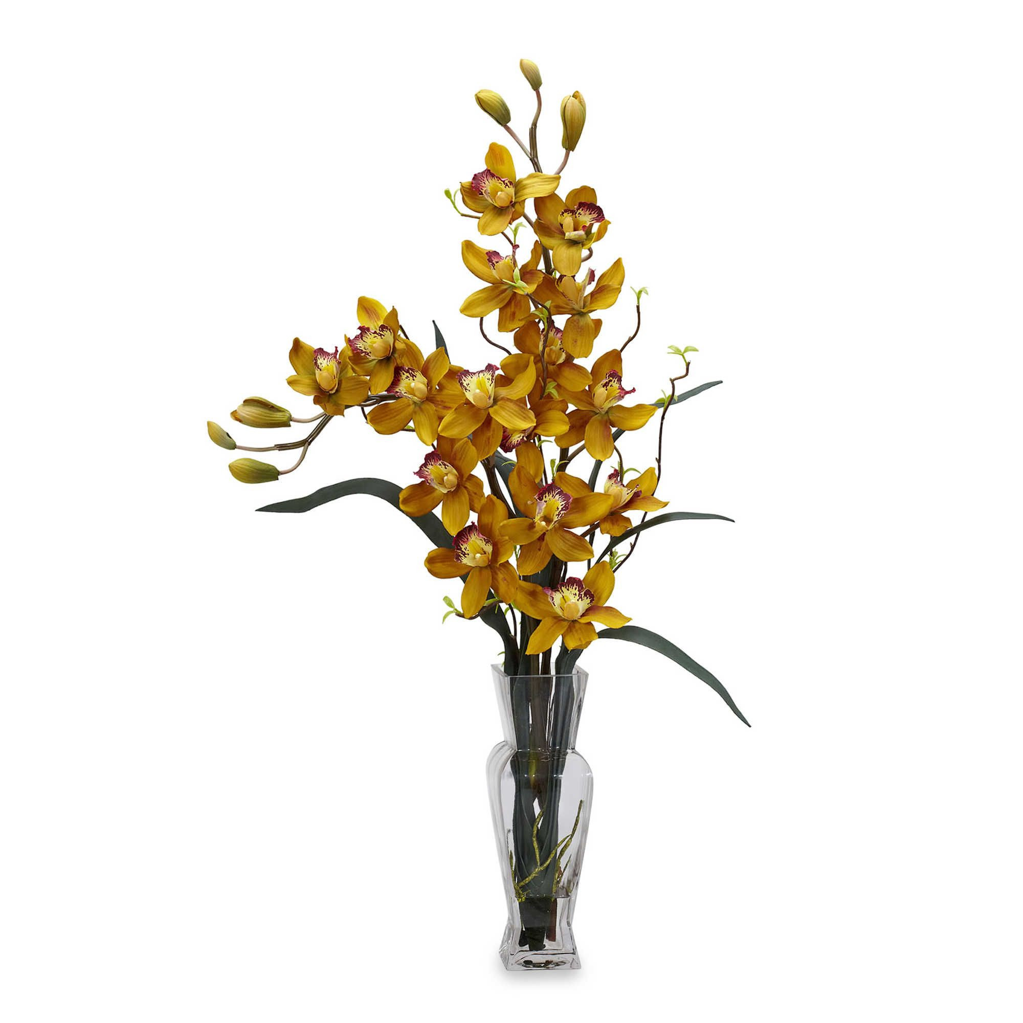 16 Great Artificial Cherry Blossom In Vase 2024 free download artificial cherry blossom in vase of nearly natural cymbidium silk flower arrangement in yellow home with regard to nearly natural cymbidium silk flower arrangement in yellow