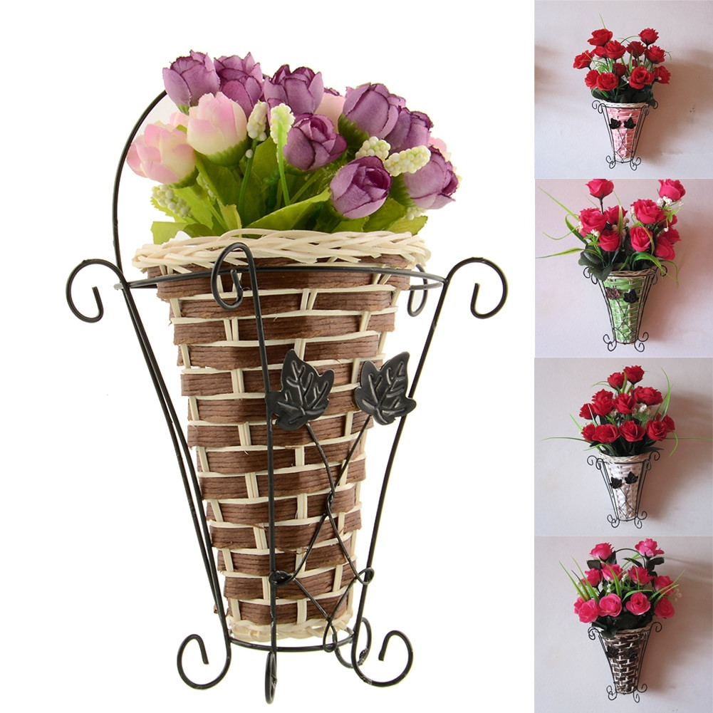 18 Popular Bamboo Vases Online India 2024 free download bamboo vases online india of aliexpress com buy weave vine mural wall hanging flower basker pertaining to aliexpress com buy weave vine mural wall hanging flower basker artificial flower pla