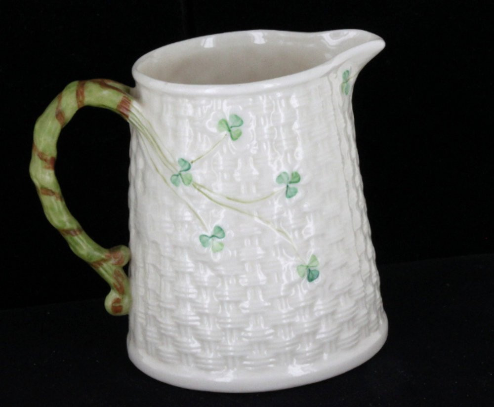 30 attractive Belleek Vase Patterns 2024 free download belleek vase patterns of vintage belleek shamrock basket weave pattern milk pitcher or etsy inside image 0