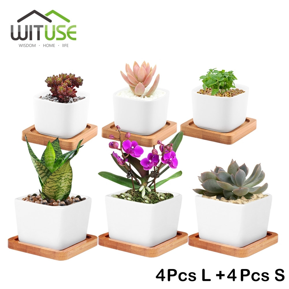 24 Stunning Big White Flower Vase 2024 free download big white flower vase of wituse 8x small large potted flower vase white ceramic bonsaipot with regard to wituse 8x small large potted flower vase white ceramic bonsaipot square succulent pla