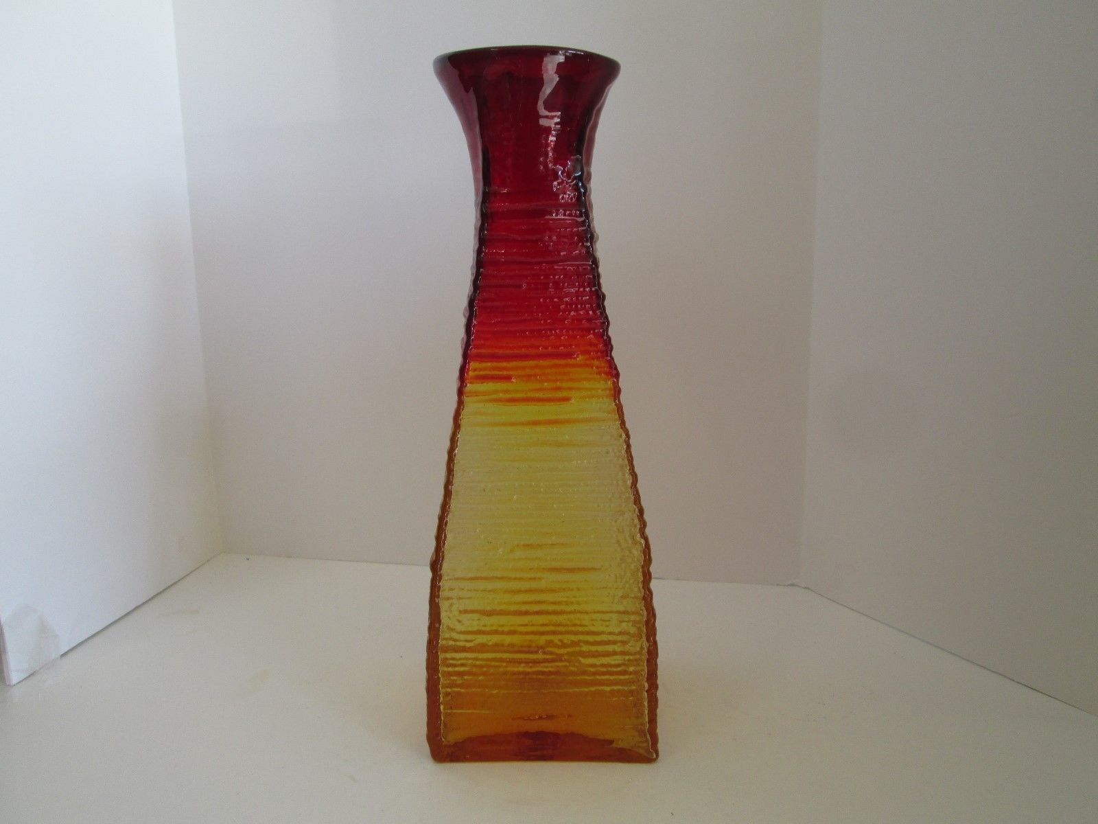 23 Lovable Blenko Handcraft Vase 2024 free download blenko handcraft vase of blenko art glass 15 tall large amberina ribbed textured square vase with blenko art glass 15 tall large amberina ribbed textured square vase red yellow 1 of 9only 1 