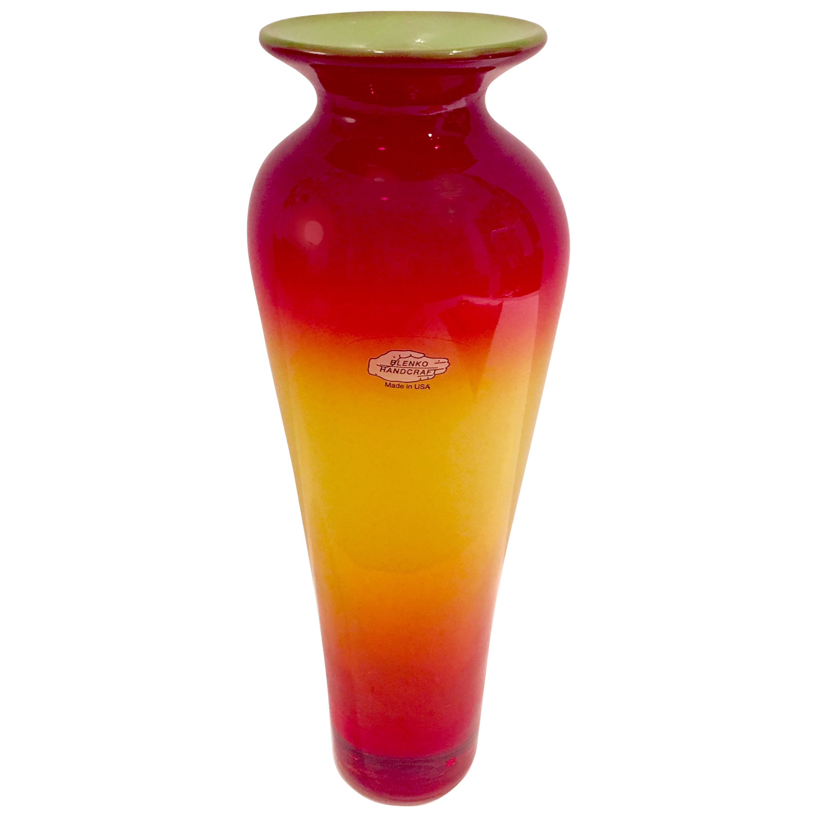 23 Lovable Blenko Handcraft Vase 2024 free download blenko handcraft vase of blenko glass olive cornucopia horn at 1stdibs with regard to 5235873 org