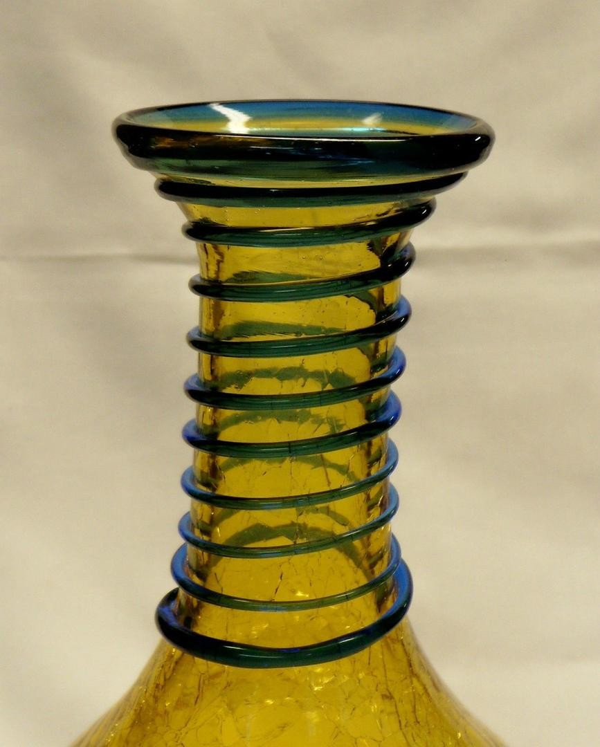 21 attractive Blenko Vase Shapes 2024 free download blenko vase shapes of blenko glass vase c9432 crackle topaz amber blue wrap spiral 9 for next