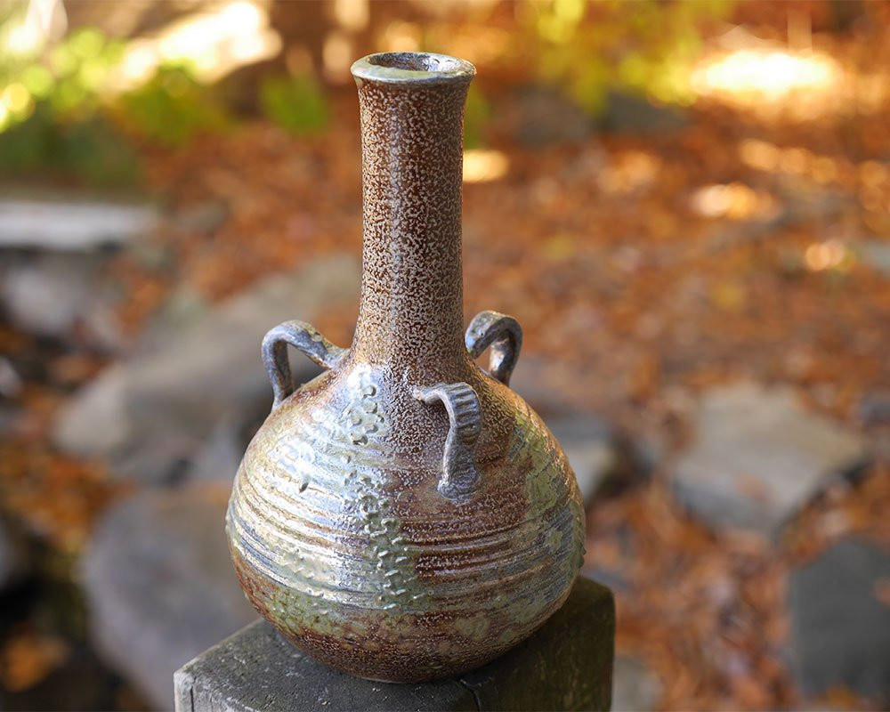 22 Stylish Blue and Brown Ceramic Vase 2024 free download blue and brown ceramic vase of salt fired round vase bottle shape with thin neck and three etsy for dc29fc294c28ezoom