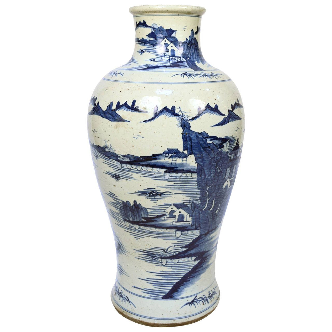 24 Lovely Blue and White asian Vase 2024 free download blue and white asian vase of early 20th century chinese blue and white shan shui vase art pertaining to early 20th century chinese blue and white shan shui vase