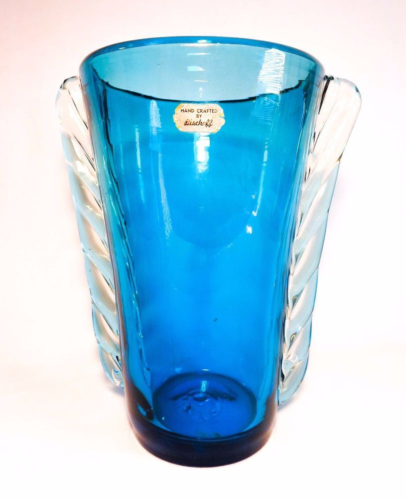 23 Fantastic Blue Crystal Vase 2024 free download blue crystal vase of bischoff modernist cobalt blue hand blown ear handled art glass for bischoff modernist cobalt blue hand blown ear handled art glass tall flare vase midcenturymodern