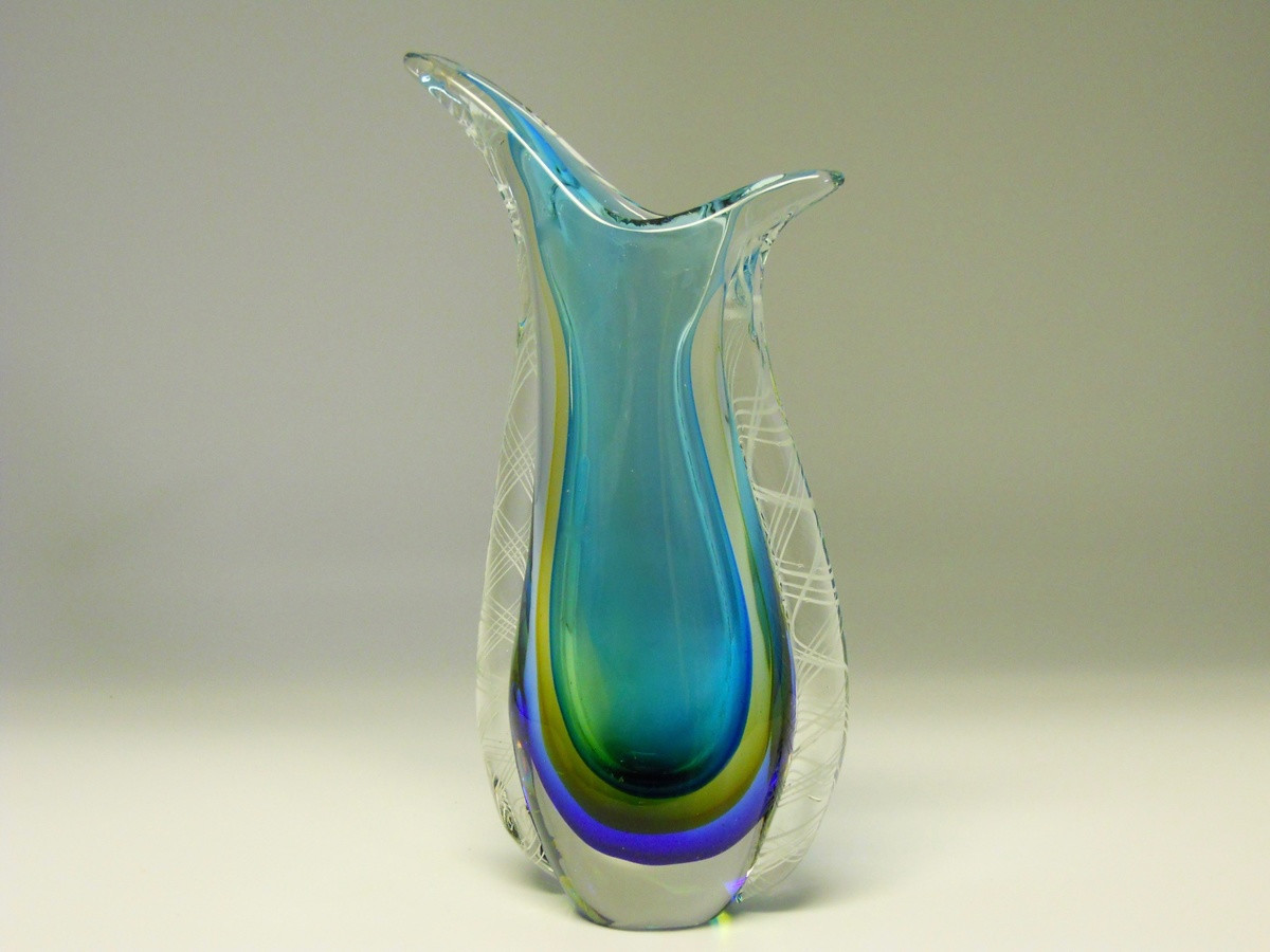 16 Ideal Blue Swirl Glass Vase 2024 free download blue swirl glass vase of murano sommerso 4 layer coloured glass circa 20 century throughout murano sommerso 4 layer coloured glass circa 20 century collectors weekly 1