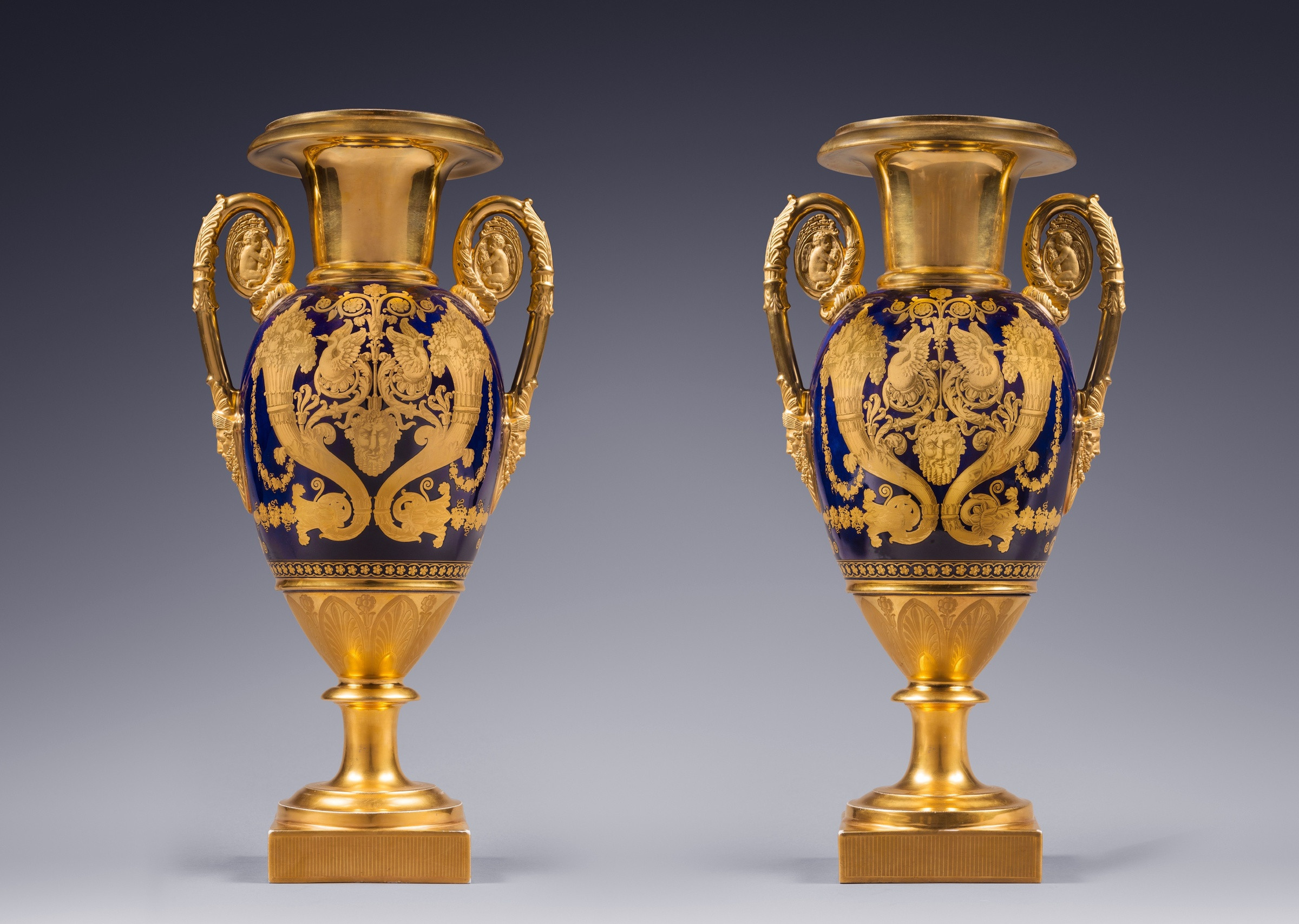 21 Awesome Blue Vase Award 2024 free download blue vase award of nast frac2a8res manufactory attributed to a pair of restauration two inside a pair of restauration two handled vases probably by nast frac2a8res manufactory