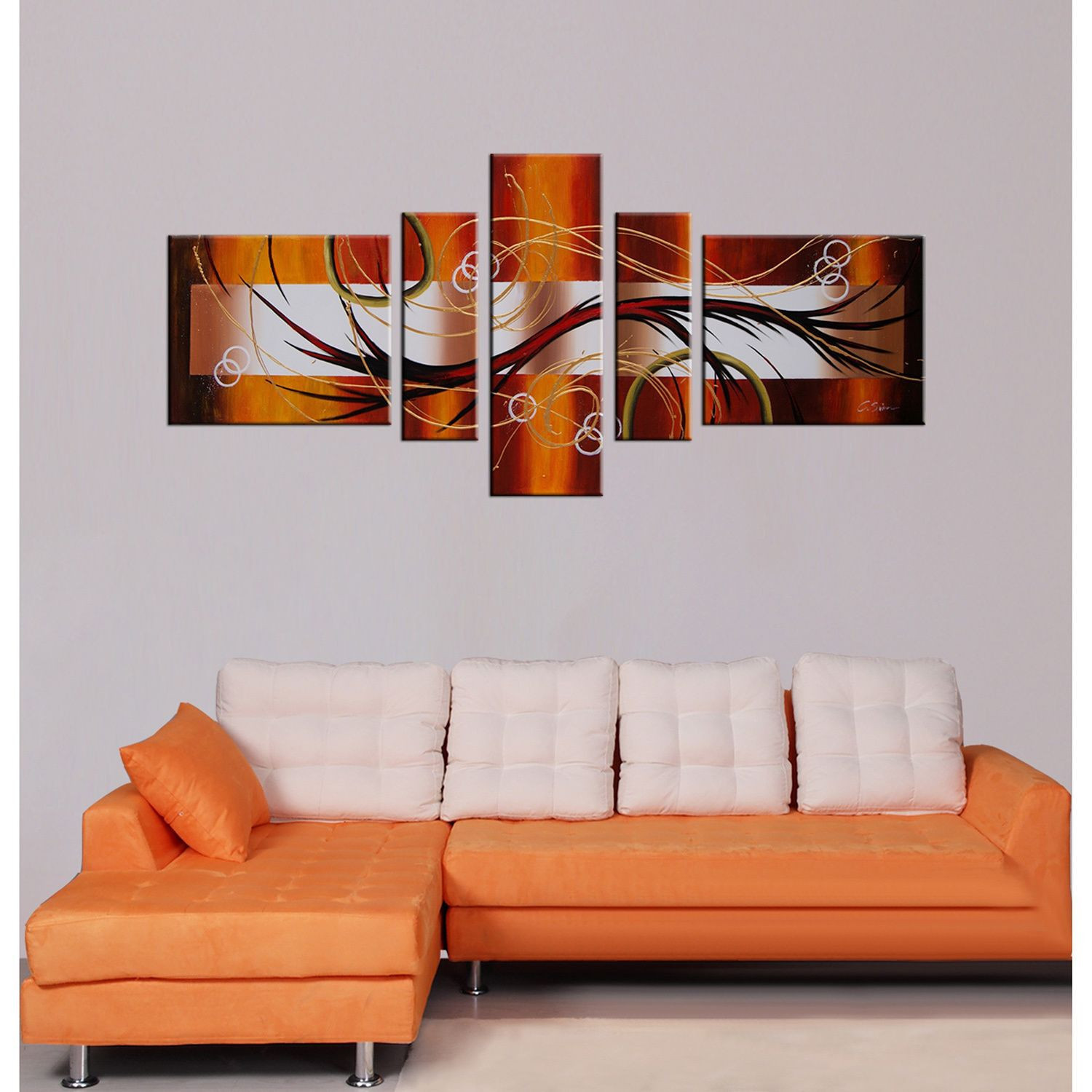 23 Nice Burnt orange Vase 2024 free download burnt orange vase of orange and grey wall art photos fill the space on a large wall with within orange and grey wall art photos fill the space on a large wall with this five