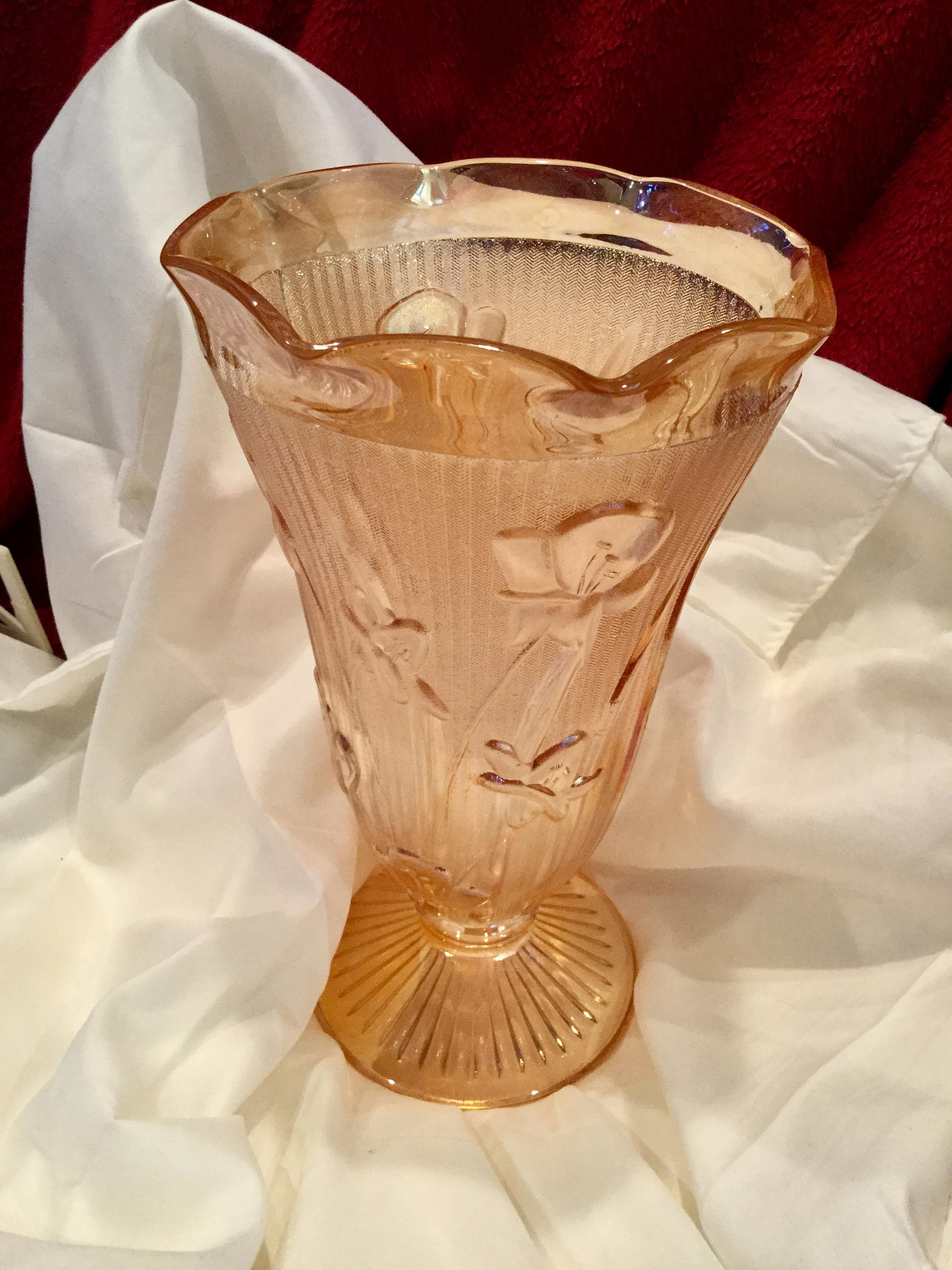 25 attractive Carnival Glass Vases for Sale 2024 free download carnival glass vases for sale of jeanette carnival glass iris and herringbone vase in marigold inside description truly lovely vintage jeanette iris and herringbone carnival glass vase