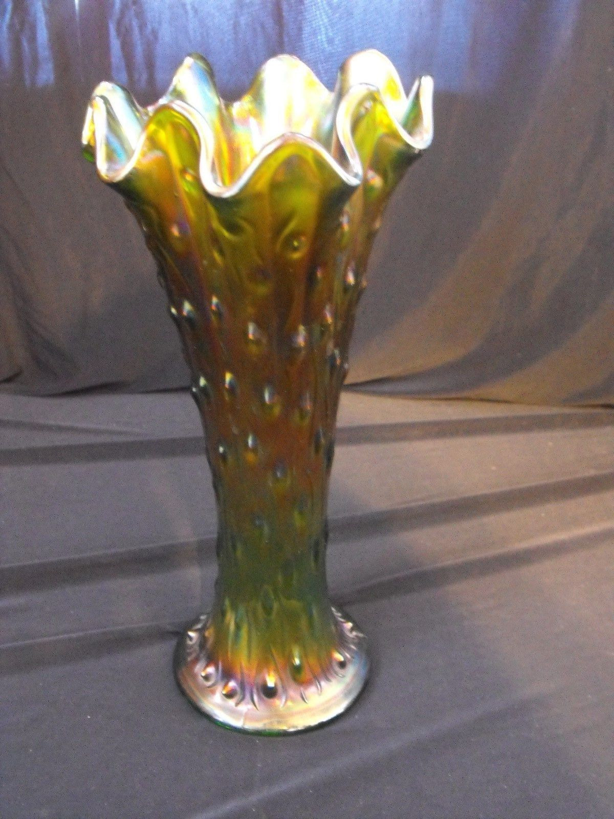 25 attractive Carnival Glass Vases for Sale 2024 free download carnival glass vases for sale of northwood carnival glass tree trunk green irridescent ebay in northwood carnival glass tree trunk green irridescent ebay