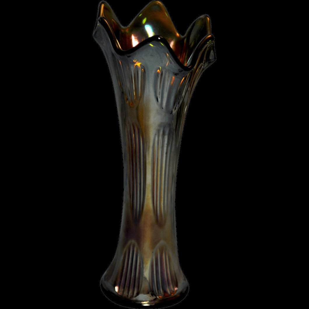 25 attractive Carnival Glass Vases for Sale 2024 free download carnival glass vases for sale of vintage carnival glass vase carbk co throughout fenton vintage green carnival glass 11 inch vase with the diamond