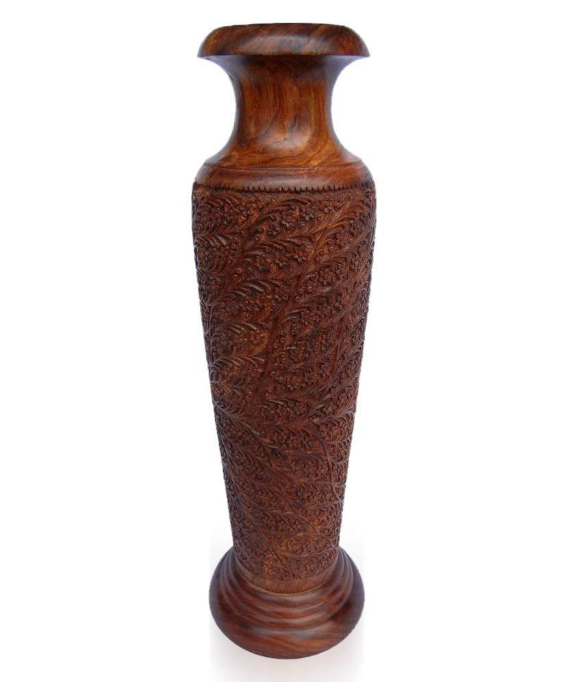 29 Unique Carved Wooden Vase 2024 free download carved wooden vase of saaga brown sheesham wood flower vase planter with full kashmiri throughout saaga brown sheesham wood flower vase planter with full kashmiri carving