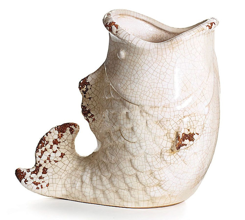 25 Spectacular Ceramic Cowboy Boot Vase 2024 free download ceramic cowboy boot vase of new ivory colored ceramic fish shaped vase 7 x 7 5 inches statue within new ivory colored ceramic fish shaped vase 7 x 7 5 inches statue burtonburton burtonburton