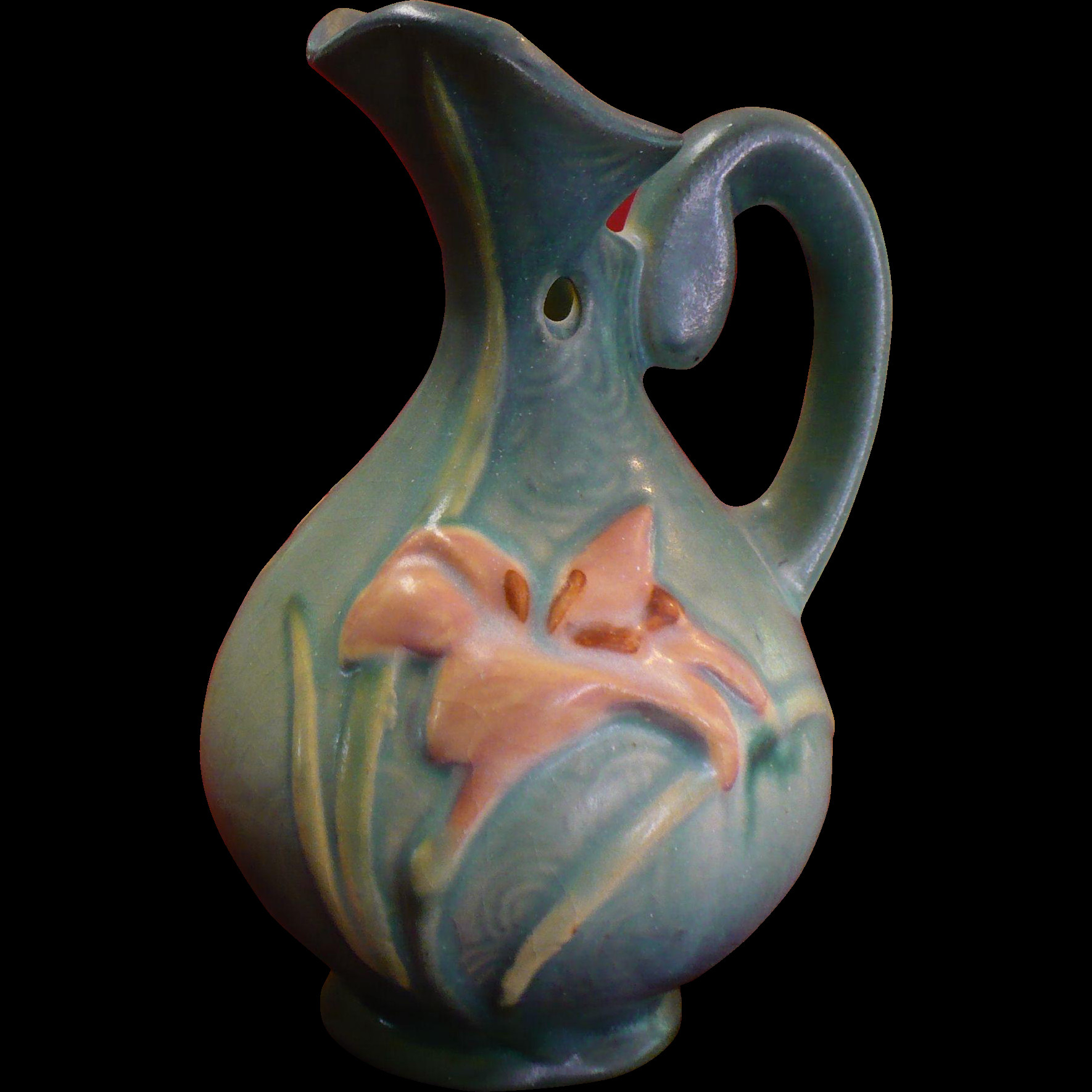 13 Lovable Ceramic Milk Jug Vase 2024 free download ceramic milk jug vase of vintage roseville zephyr daylily pitcher porcelain and vintage inside vintage roseville zephyr daylily pitcher