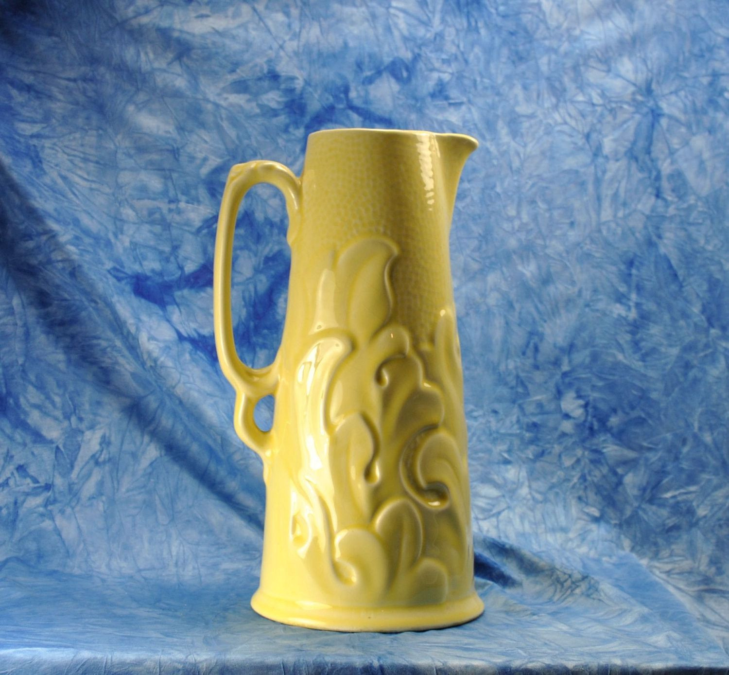 13 Lovable Ceramic Milk Jug Vase 2024 free download ceramic milk jug vase of vintage sterling pottery company water pitcher acanthus pattern from intended for vintage sterling pottery company water pitcher acanthus pattern from the 1950s made