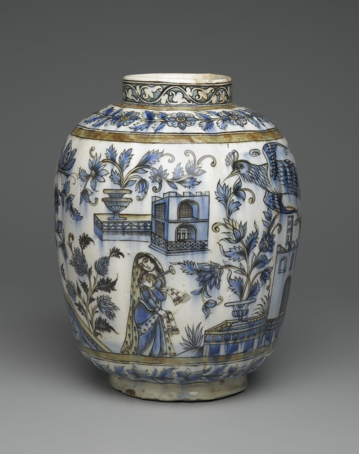 10 Stunning Ceramic Urns and Vases 2024 free download ceramic urns and vases of vase with architectural figural and floral designs medium ceramic regarding vase with architectural figural and floral designs medium ceramic fritware painted