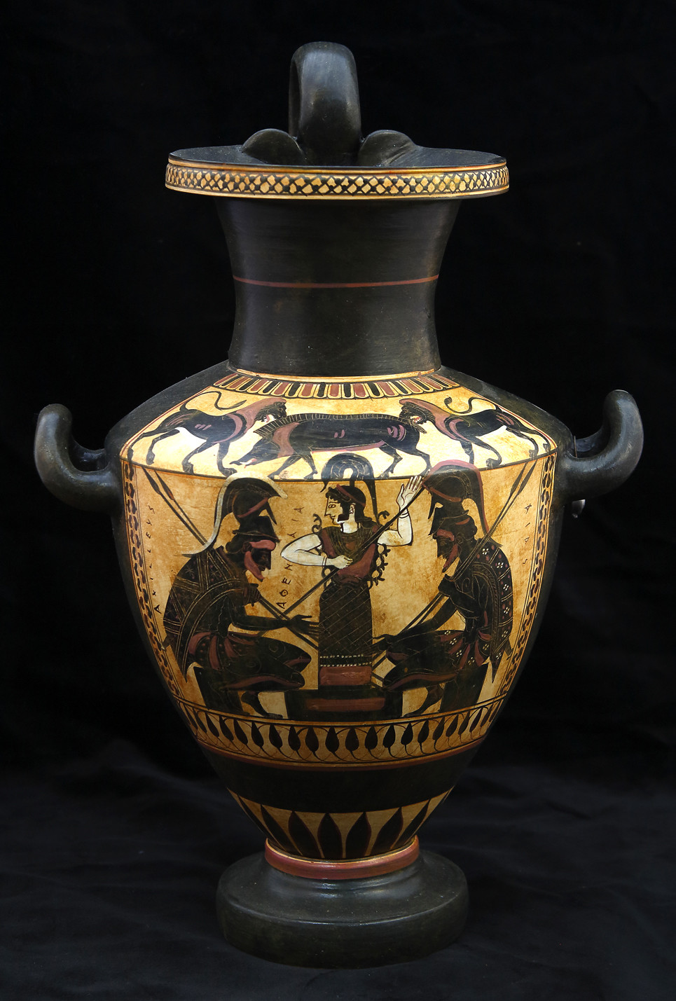 17 Elegant Ceramic Vase Painting Ideas 2024 free download ceramic vase painting ideas of greek pottery shop buy ancient greek vessels replicas ceramic vases pertaining to greek pottery shop black figured hydria with achilleas and ajax playing zatri