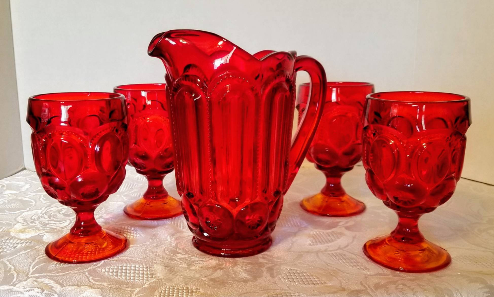 14 Unique Cheap Red Glass Vases 2024 free download cheap red glass vases of l e smith ruby red amberina moon and stars 32oz pitcher and etsy with regard to dc29fc294c28ezoom