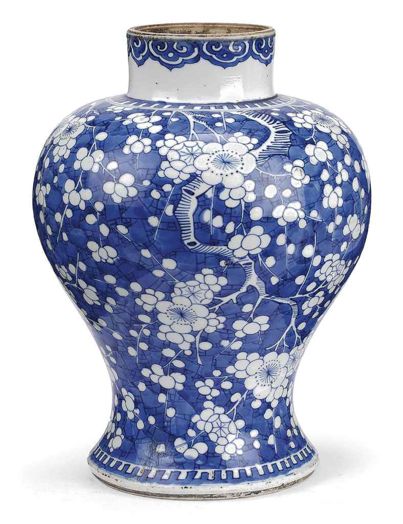 12 Unique Chinese Blue Porcelain Vases 2024 free download chinese blue porcelain vases of ams a chinese blue and white cracked ice baluster vase kangxi pertaining to ams a chinese blue and white cracked ice baluster vase kangxi chinese blue vases