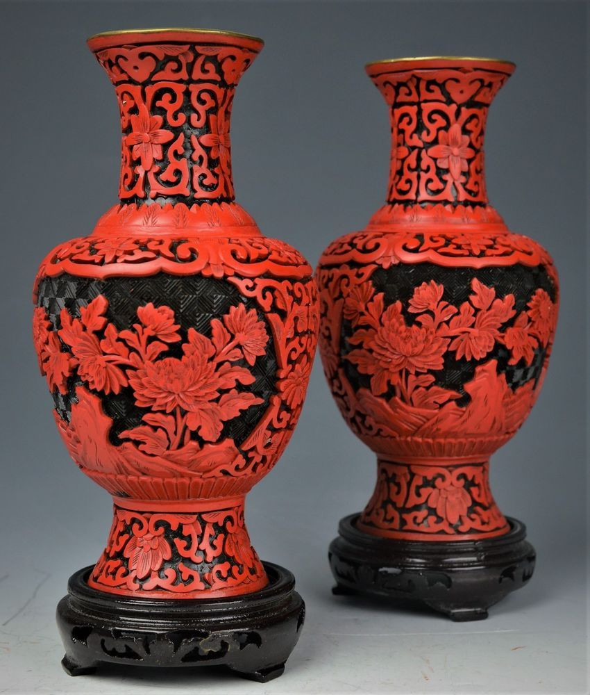 17 Stylish Chinese Red Lacquer Vase 2024 free download chinese red lacquer vase of rare vintage chinese pair of cinnabar hand carved vases 20th century in antique rare vintage chinese pair of cinnabar hand carved vases 20th century please retwee