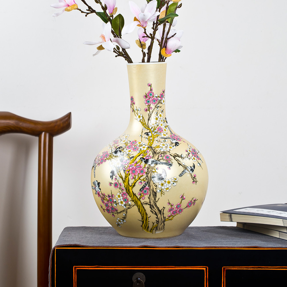 28 Fabulous Chinese Vase with Lid 2024 free download chinese vase with lid of aliexpress com buy traditional chinese ceramic vase for flowers with jingdezhen ceramic big vase new chinese style golden magpie plum large vase living room furnishi