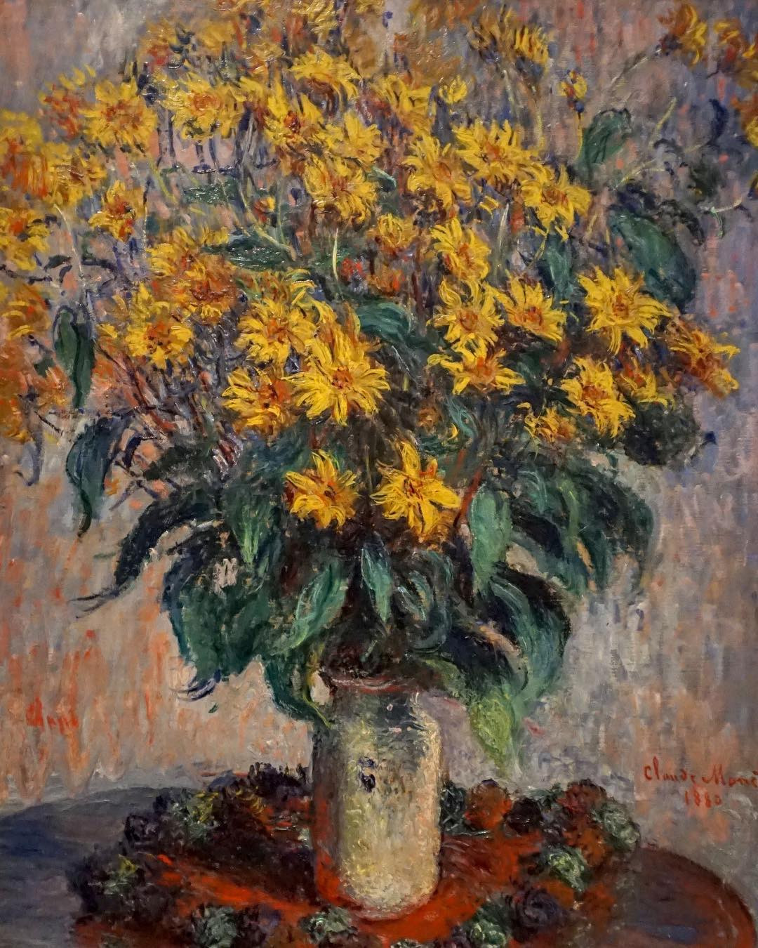 20 Fashionable Claude Monet Vase Of Flowers 2024 free download claude monet vase of flowers of jerusalemartichokeflowers hash tags deskgram in 2 months ago