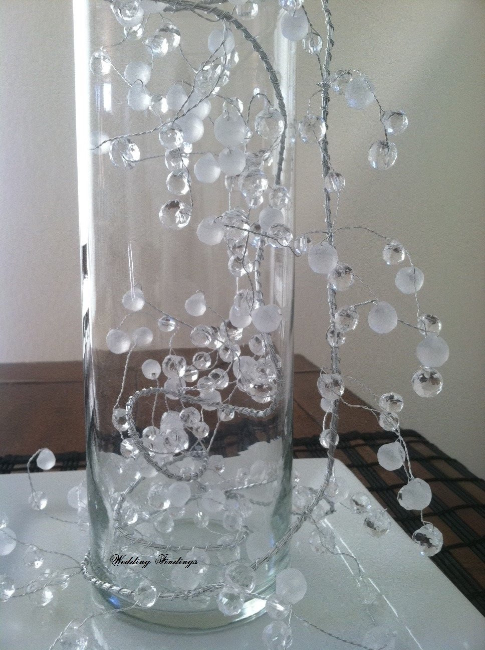 24 Lovable Clear Gem Vase Fillers 2024 free download clear gem vase fillers of centerpiece crystal beaded wired frost clear 4 feet vase etsy pertaining to image 3