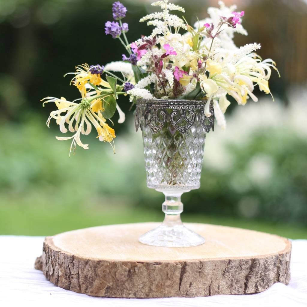 19 Lovable Clear Glass Footed Vase 2024 free download clear glass footed vase of pressed glass footed vase candle holder metal rim by the wedding of with regard to pressed glass footed vase candle holder metal rim 1