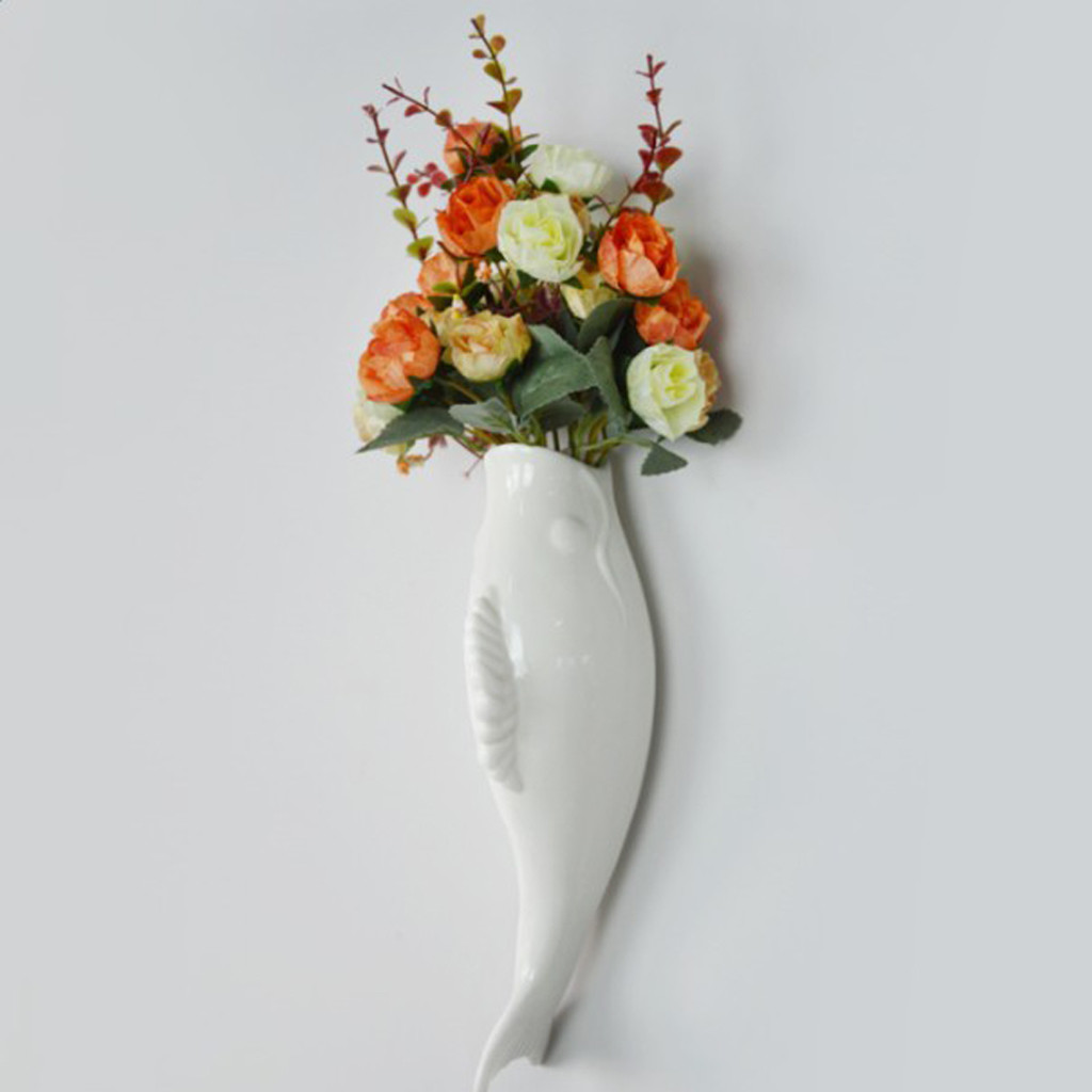 27 Popular Cone Shaped Wall Vase 2024 free download cone shaped wall vase of aliexpress com buy fish ceramic wall hanging plant vase mural for in aliexpress com buy fish ceramic wall hanging plant vase mural for hotel cafe decoration style c 