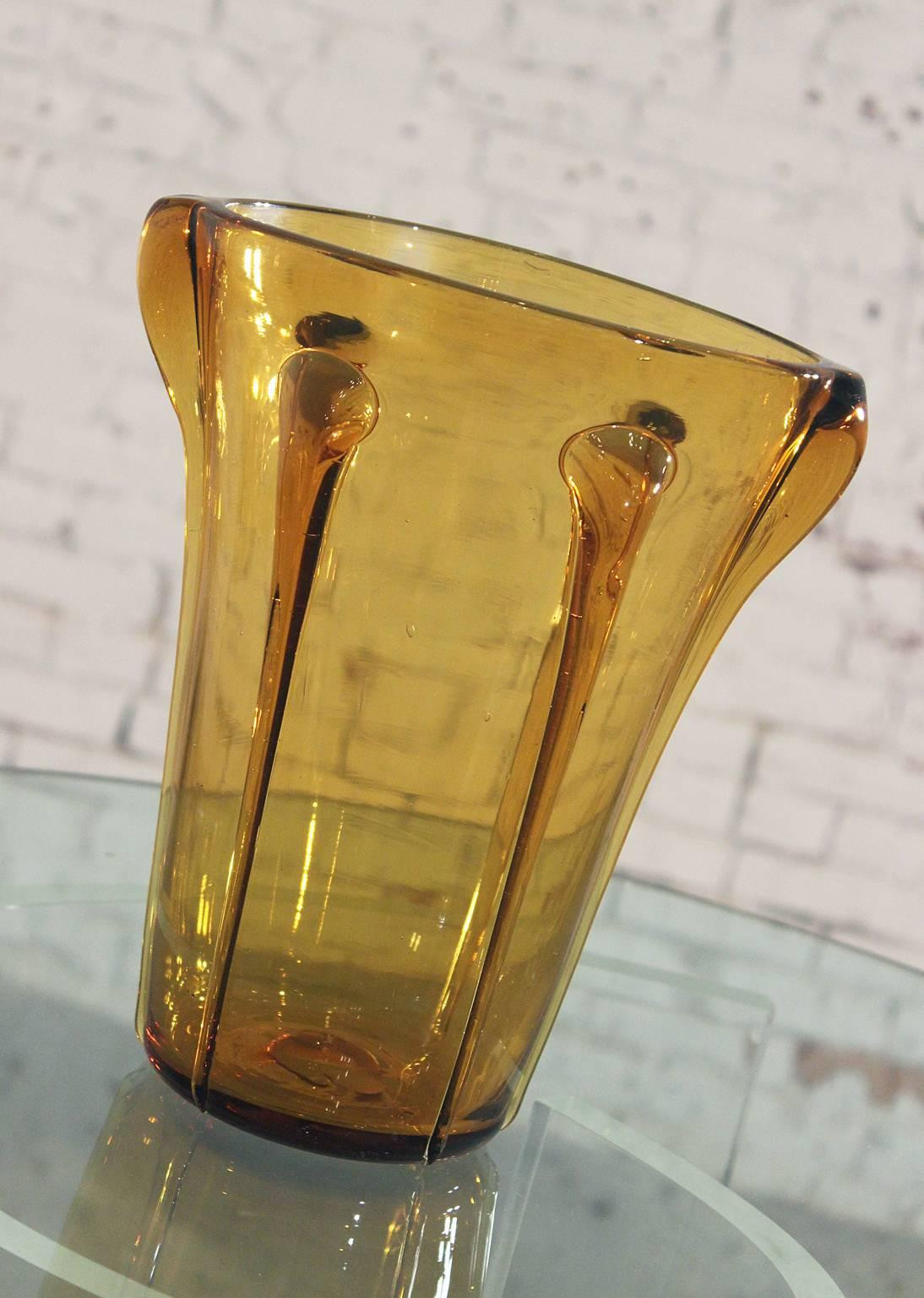 25 Fabulous Correia Art Glass Vase 2024 free download correia art glass vase of amber art glass vase in the style of empoli glass for sale at 1stdibs throughout gold glass vase dibs001 master