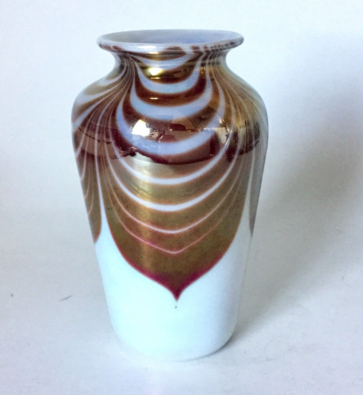 25 Fabulous Correia Art Glass Vase 2024 free download correia art glass vase of vtg obg iridescent pulled feather art glass vase 34 97 picclick regarding vtg obg iridescent pulled feather art glass vase 1 of 6only 1 available see more